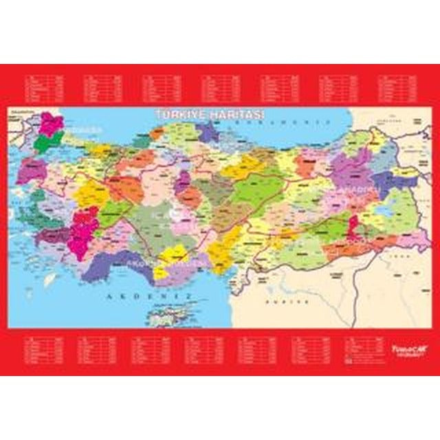 Türkiye Haritası Yapboz | Yumurcak Yayınları (Ciltsiz)