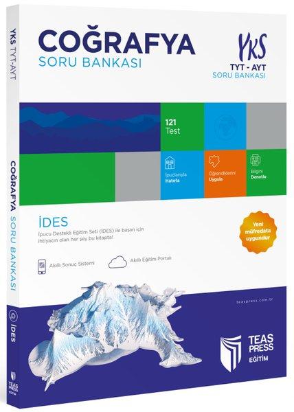 İDES TYT-AYT Coğrafya Soru Bankası | Teas Press Eğitim (İnce Kapak) - Resim 1