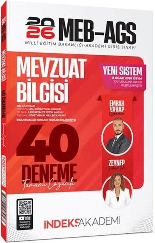 2026 MEB-AGS Mevzuat Bilgisi 40 Deneme Çözümlü