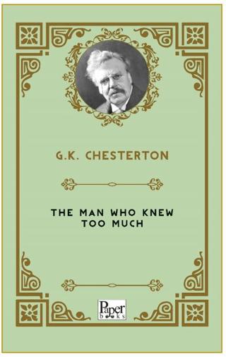 The Man Who Knew Too Much | Paper Books (Ciltsiz) - Resim 1