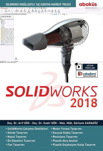 Solid Works 2018-Eğitim Videolu | Abaküs Kitap (İnce Kapak) - Resim 1