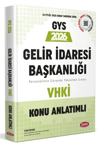 Gelir İdaresi Başkanlığı VHKİ GYS Konu Anlatımlı