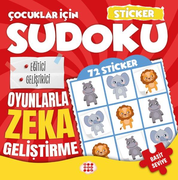 Çocuklar İçin Sudoku - Basit Seviye 1 - Sticker Hediyeli | Dokuz Yayınları (İnce Kapak) - Resim 1