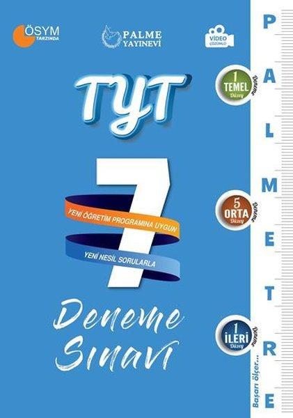 TYT 7 Deneme Video Çözümlü | Palme Eğitim (İnce Kapak) - Resim 1