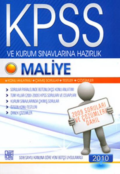 KPSS ve Kurum Sınavlarına Hazırlık Maliye 2010 | Palet Yayınları (İnce Kapak) - Resim 1