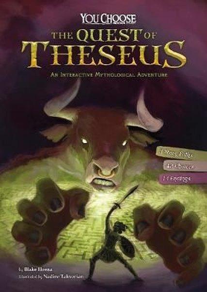You Choose: Ancient Greek Myths: The Quest of Theseus: An Interactive Mythological Adventure | Raintree (İnce Kapak) - Resim 1