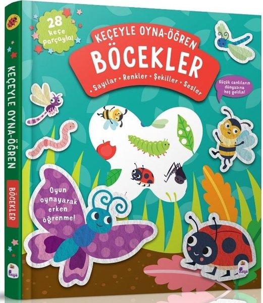 Böcekler - Keçeyle Oyna - Öğren | İndigo Çocuk (Ciltli) - Resim 1