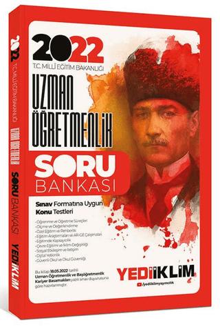 2022 MEB Öğretmenlik Kariyer Basamakları Uzman Öğretmenlik Soru Bankası | Yediiklim Yayınları (Ciltsiz) - Resim 1