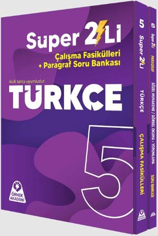 5. Sınıf Süper İkili Türkçe Seti | Örnek Akademi (Ciltsiz) - Resim 1