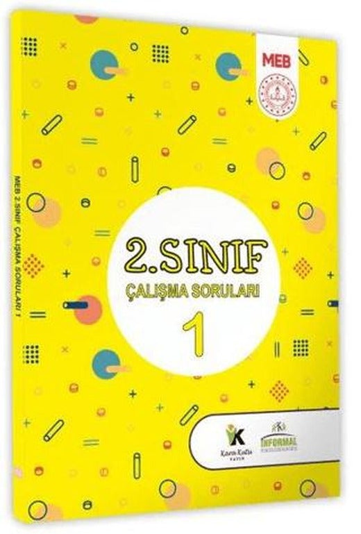 2025 MEB İlkokul 2.Sınıf Çalışma Soruları 1 Tüm Dersler Kazanım Pekiştirme Kitabı