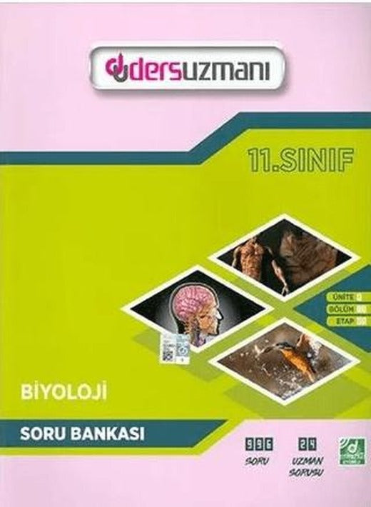 11. Sınıf Biyoloji Soru Bankası Kitap | Ders Uzmanı Yayınları (Ciltsiz)