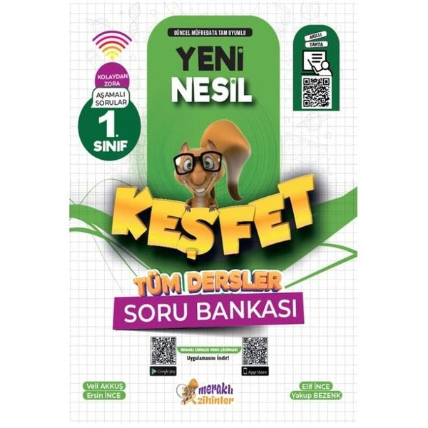 Yeni Nesil Keşfet 1. Sınıf Tüm Dersler Soru Bankası | Kolektif (İnce Kapak)