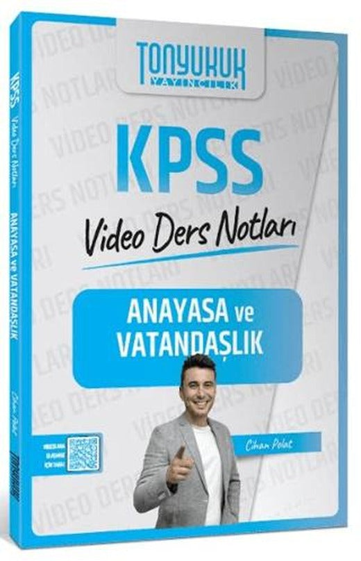 KPSS Anayasa ve Vatandaşlık Video Ders Notları | Tonyukuk Yayıncılık (Ciltsiz)