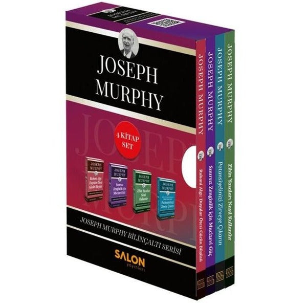 Joseph Murphy Bilinçaltı Serisi Seti - Kutulu 4 Kitap Takım | Salon Yayınları (İnce Kapak)