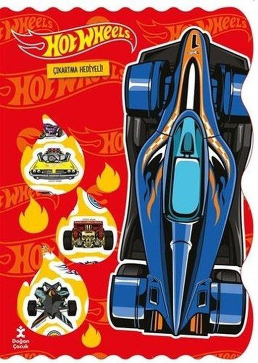 Hot Wheels Bol Bol Boya - Bol Bol Yapıştır Boyama Kitabı - Çıkartma Hediyeli! | Doğan Çocuk (İnce Kapak)