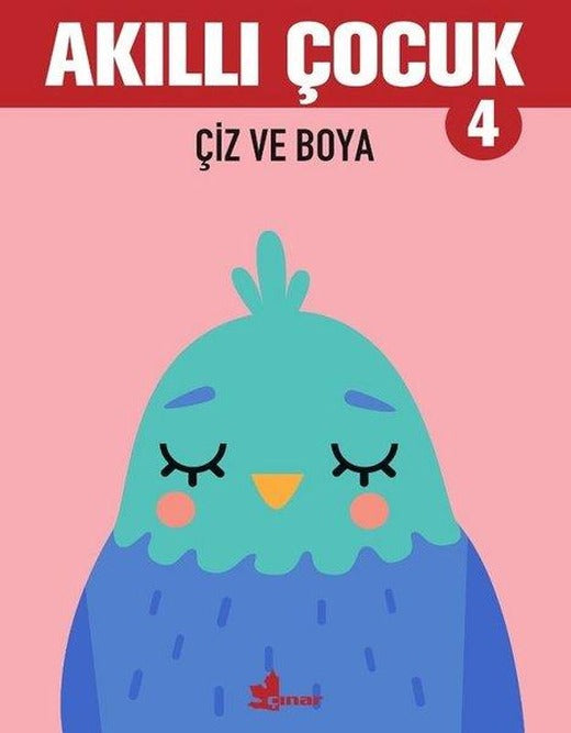 Akıllı Çocuk - Çiz ve Boya | Çınar Yayınları (İnce Kapak)