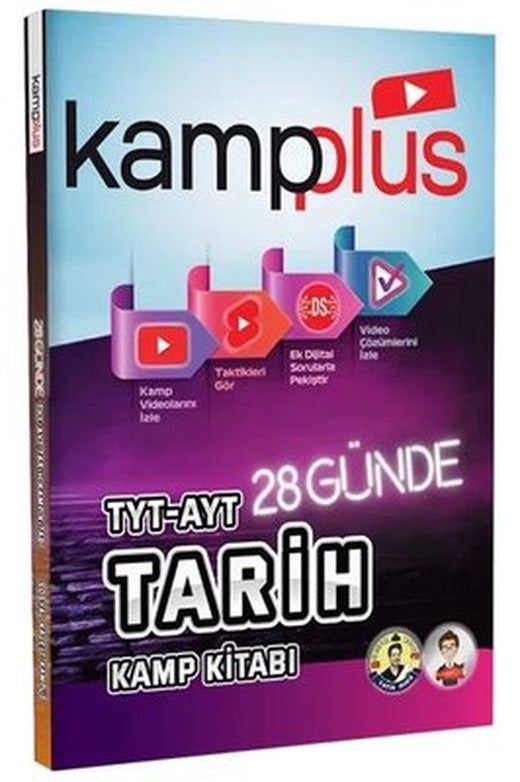 TYT AYT Kampplus 28 Günde Tarih Kampı | Tonguç Kampüs (İnce Kapak)