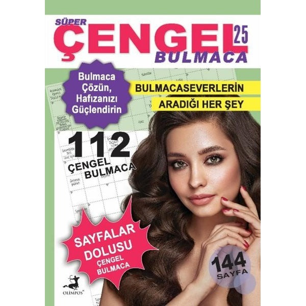 Süper Çengel Bulmaca - 25 | Olimpos Yayınları (İnce Kapak)