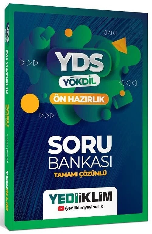 YDS YÖKDİL Ön Hazırlık Tamamı Çözümlü Soru Bankası | Yediiklim Yayınları (Ciltsiz)