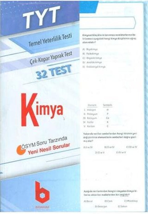 TYT Kimya Çek - Kopar Yaprak Test
