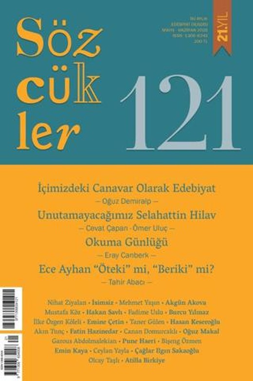 Sözcükler Dergisi 121. Sayı Mayıs - Haziran 2026 | Sözcükler Yayınları (Ciltsiz)