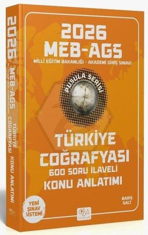 2026 MEB - AGS Türkiye Coğrafyası Konu Anlatımı Pusula Serisi | CBA Yayınları (İnce Kapak)