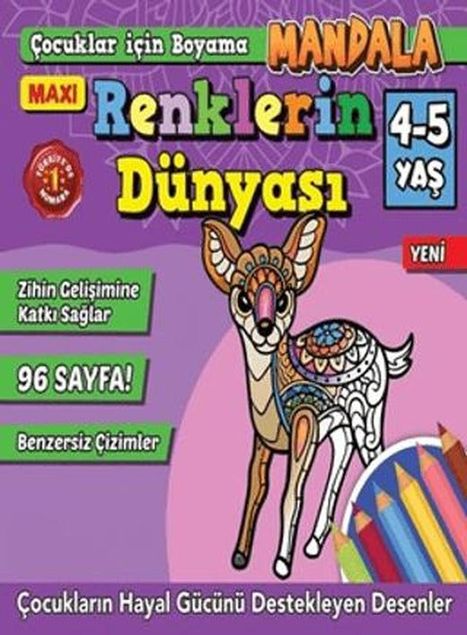 Maxi Mandala Renklerin Dünyası 7 | Maxi Yayıncılık (Ciltsiz)