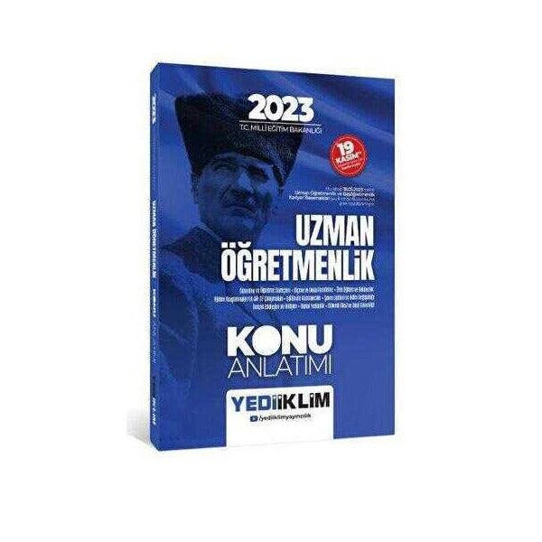 2023 T.C. Millî Eğitim Bakanlığı Uzman Öğretmenlik Konu Anlatımı | Yediiklim Yayınları (Ciltsiz)