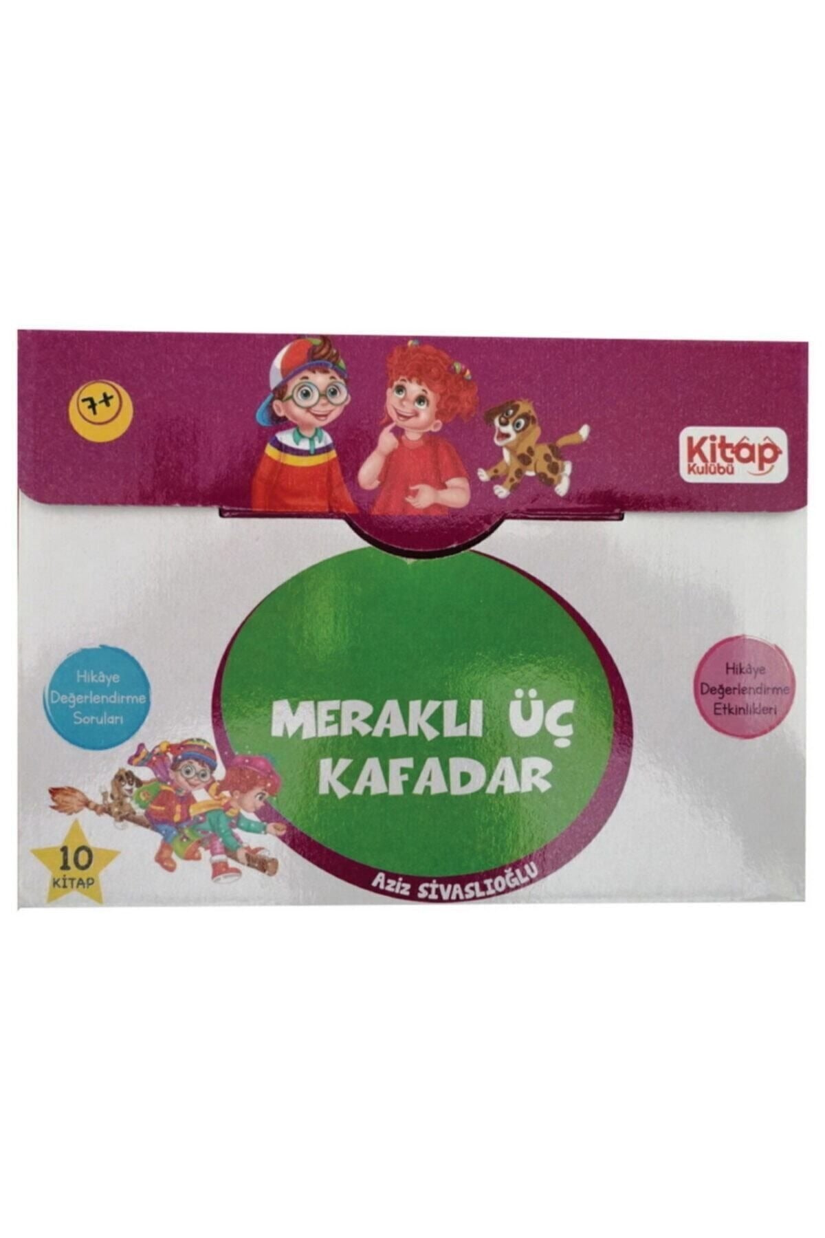Meraklı Üç Kafadar Serisi (10 Kitap - Etkinlik Testi - Değerlendirme Testi)