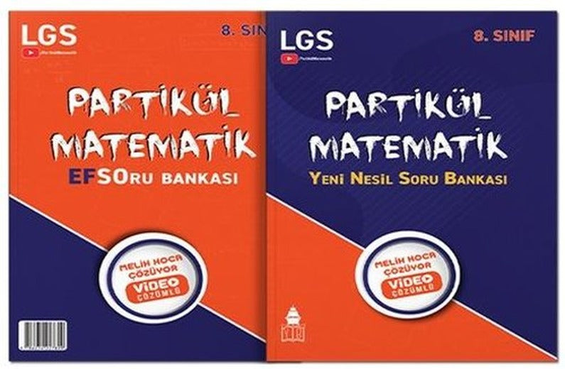 8. Sınıf Yeni Nesil Efso Matematik Soru Bankası | Partikül Matematik (İnce Kapak)