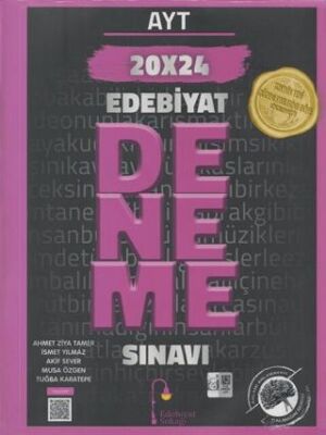 Edebiyat Sokağı Yayınları AYT Edebiyat 20 x 24 Deneme Sınavı - Kolektif kitap kapağı