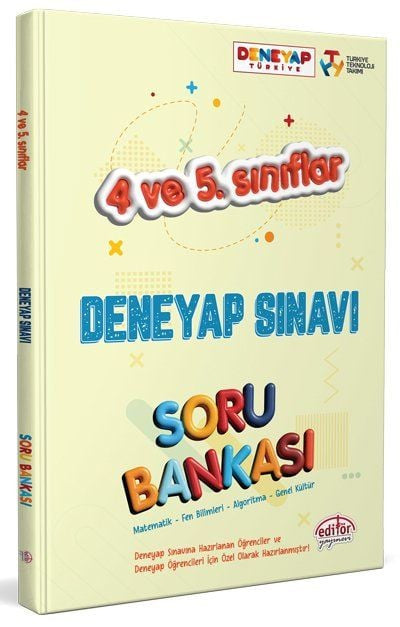 Editör 4-5. Sınıf Deneyap Soru Bankası - Kolektif kitap kapağı
