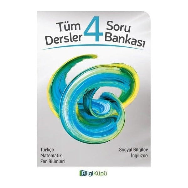 4.Sınıf Tüm Dersler Soru Bankası | Bilgi Küpü (İnce Kapak)