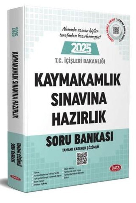 Kaymakamlık Sınavına Hazırlık Tamamı Karekod Çözümlü Soru Bankası | Data Yayınları (Ciltsiz)