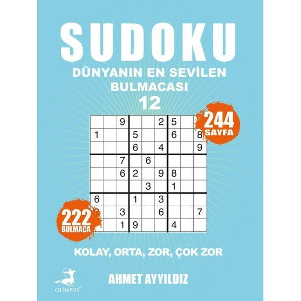 Sudoku - Dünyanın En Sevilen Bulmacası 12 | Olimpos Yayınları