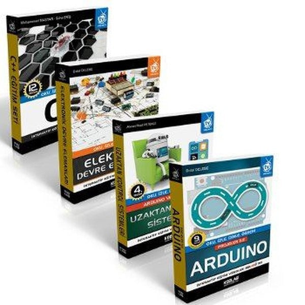 Arduino Eğitim Seti 4 Kitap Takım | Kodlab (İnce Kapak)