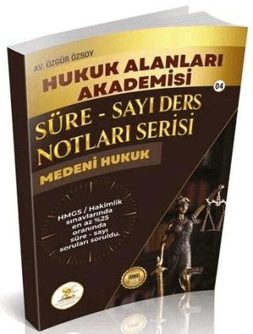 HUKAL 2026 HMGS Hakimlik Medeni Usul Hukuku Süre-Sayı Ders Notları | Savaş Yayınevi (Ciltsiz)