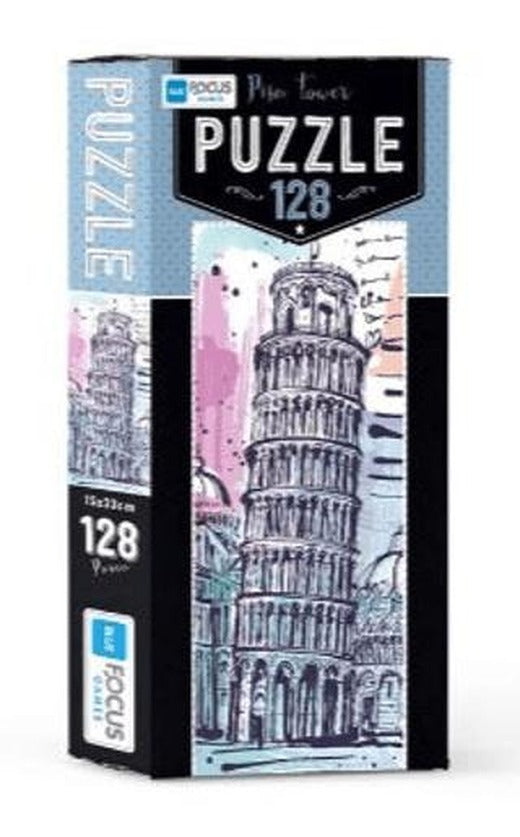 Blue Focus Pisa Tower 128 Parça Puzzle | Blue Focus Yayınları