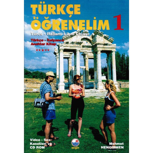 Türkçe Öğrenelim 1 - Turco - İtaliano Libro Chiave | Engin Yayınevi (Ciltsiz)