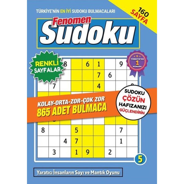 Fenomen Sudoku - 5 | Maxı Yayıncılık