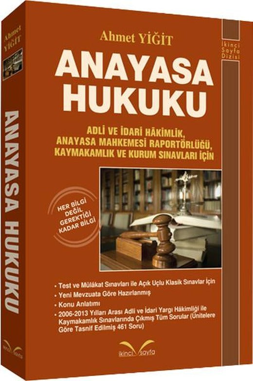 Anayasa Hukuku | İkinci Sayfa (İnce Kapak)