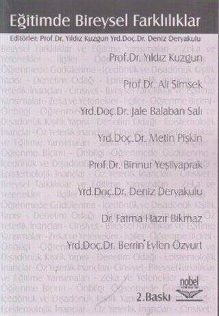 Eğitimde Bireysel Farklılıklar - Yıldız Kuzgun kitap kapağı