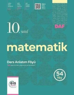 Eis 10.Sınıf Matematik Ders Anlatım Föyü 54 Föy kitap kapağı