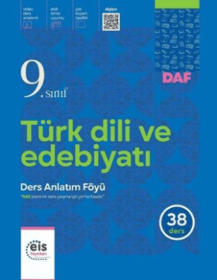 9. Sınıf Tde Türk Dili Ve Edebiyatı Daf Ders Anlatım Föyleri 2025 Güncel Müfredat - Kolektif kitap kapağı