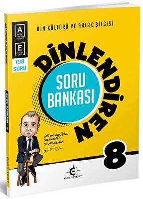 Eker Test 8. Sınıf Din Kültürü ve Ahlak Bilgisi Dinlendiren Soru Bankası - İzzet Eker kitap kapağı