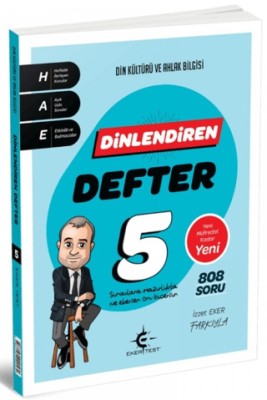 5 Sınıf Din Kültürü ve Ahlak Bilgisi Dinlendiren Defter - Kolektif kitap kapağı