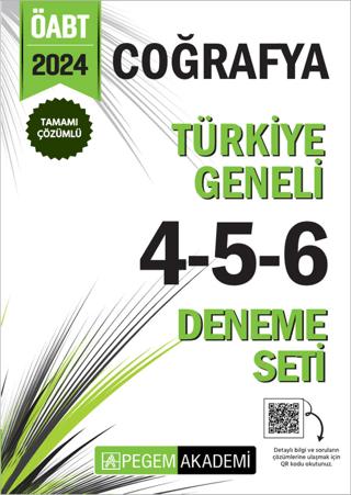 2024 KPSS ÖABT Coğrafya Tamamı Çözümlü Türkiye Geneli 4-5-6 (3'lü Deneme Seti)