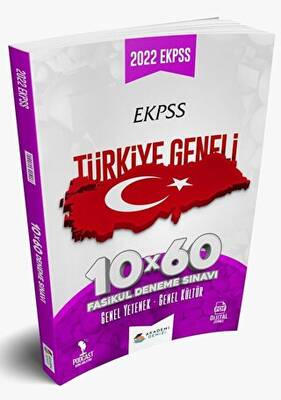 Akademi Denizi Yayıncılık EKPSS Türkiye Geneli 10 x 60 Fasikül Deneme - Kolektif kitap kapağı