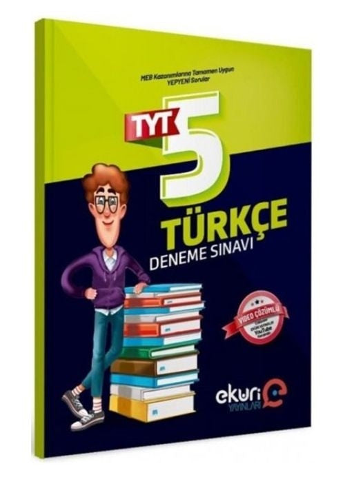 Eküri Yayınları TYT Türkçe 5 Deneme Sınavı - 2021 - Kolektif kitap kapağı