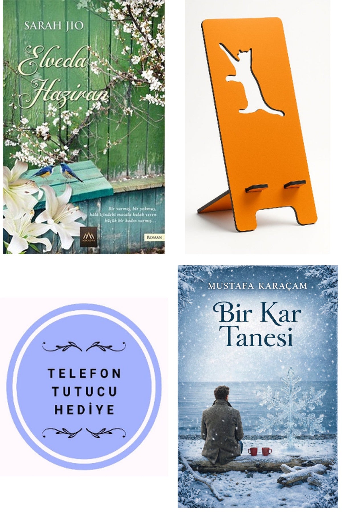Elveda Haziran - Sarah Jio + Telefon Tutucu + Bir Kar Tanesi kitap kapağı